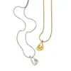 Lele Jewelry Moda Más Vendido Acero Inoxidable Simple Colgante Geométrico Collar Joyería con un Diseño Único y Elegante para Mujeres
