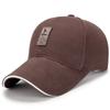 Gorra de Béisbol Simple de Negocios para Primavera y Otoño, Sombrero Solar para Exteriores para Hombre, Sombrero Solar de Algodón, Gorra de Golf con Visera Grande