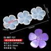 3 ou 5 folhas margarida flor flip doce pirulito molde DIY Biscoito chocolate molde bolo decoração plug-in