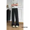 Calça Casual de Streetwear Japonês com Caimento de Alta Qualidade para Homem Outono 2026 Simples Retas Alongadoras de Perna Tendência