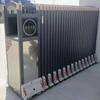 Aço Inoxidável Porta Retrátil Elétrica Fábrica Edifício Escola Canteiro de Obras Automática Deslizante Elétrica Escola Comunitária Porta Retrátil