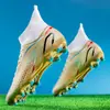 Comércio Exterior Transfronteiriço Atacado Sapatos de Futebol de Cano Alto Travas Longas Amazon Sapatos de Futebol Masculinos e Femininos Campo Chuteiras de Treino para Estudantes