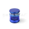 Nuevo Abaco Plano Transparente Visible Molinillo de Cigarrillos 65mm Molinillo de Aleación de Zinc Cuatro Capas Metálico Set Creativo para Fumar
