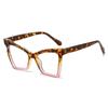 Gafas de Moda Transfronterizas Europeas y Americanas con Filtro de Luz Azul para Hombres y Mujeres, Gafas Lisas Versátiles Retro Personalizadas, Al por Mayor en Stock