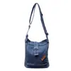 Nueva Bolsa de Mezclilla Versátil Estilo Coreano para Mujer Bolso de Mensajero Literario Estilo Japonés Bolso Tote Pequeño Bolso de Hombro Cruzado para Estudiante