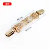 Clipe para Xale Europeu e Americano Retrô Clipe para Suéter Feminino Fivela para Lenço de Seda Cravejada com Diamantes Broche Anti-Exposição Clipe para Gola de Lenço Acessórios de Liga