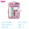 Kit de ferramentas para nail art de unhas postiças, conjunto de cinco peças, lixa de polimento, mini bloco de polimento tipo tofu, palito de madeira, conjunto de escovas de chifre