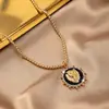 Colar com pingente de leão moda retrô francesa para o dia a dia feminino nicho temperamento de alta qualidade corrente para clavícula luxo discreto atacado