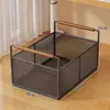 Estante de almacenamiento de bolsa de libros debajo del escritorio, caja de almacenamiento móvil para libros de texto de estudiantes, organizador de libros, carrito pequeño de pie, artículo útil para uso en el aula