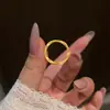 Anillo Elegante y de Moda para Mujer, Pulsera Anillo de Dedo Satinada de Lujo Ligero, Venta al por Mayor de una Pieza, Estilo de Nicho de Gama Alta
