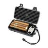 Amazon con la fábrica fuente directa paquete de 5 humidor hidratante caja de cigarros impermeable compresión portátil viaje caja de cigarros
