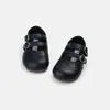 Zapatos de piel para niña otoño nuevo estilo zapatos de princesa para niño suela blanda zapatos para bebé y niño zapato sencillo para niña zapatos para niñas pequeñas zapatos de otoño