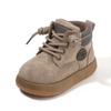 Botas Martin para Niños 2026 Nuevo Estilo Primavera y Otoño Botines Cortos para Niños Botas de Cuero Retro Británico Zapatos para Bebé Suela Suave Individual