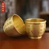 Latón Riqueza-haciendo Tesoro Cobre Tarro Adornos Taza Baifu Tarro de Arroz Hogar Oficina Escritorio Decoración Artesanías