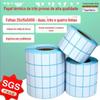 Jf Sku Papel Térmico para Código de Barras Adesivo Papel Térmico 25X15Mm Tripla Prova Adesivo Térmico Multilinhas