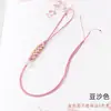 Llavero de Nudo Flor de Durazno Cuerda DIY Estilo Chino Marcapáginas Bolsa Cadena de Teléfono Accesorios Venta al por Mayor Pequeño Exquisito Cordón para Teléfono