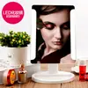 Espejo de Maquillaje Alimentado por USB con 36 Luces LED, Espejo con Luz de Relleno LED, Espejo Cuadrado de Escritorio, Espejo de Tocador de Belleza con Función de Atenuación