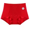 Panty de Algodón Puro Jacquard de Encaje de Cintura Alta Sin Costuras que Moldea la Cadera 10A Antibacteriano con Refuerzo Extendido de Algodón Levanta Glúteos