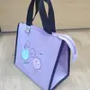 Bolsa Bento de Dibujos Animados Bolsa de Almacenamiento Lonchera Película de Aluminio Impermeable Conservación Fresca Aislamiento Térmico Fácil de Llevar Portátil Impermeable Portátil