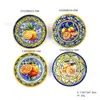 Imanes de Nevera Cerámicos Serie Naranja, Imanes Creativos para Decoración del Hogar, Pequeños Artículos Personalizados para Decoración de Refrigerador de Cocina