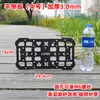 Porta-maletas laterales para motocicleta, Montaje en el tanque de combustible, Soporte lateral modificado para bolsa, Placa táctica para colgar, Estante para panel lateral de vehículo eléctrico