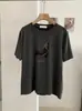 KEKEZOON Camiseta Feminina Manga Curta Estampa de Dachshund Desenho Animado Outono Nova Modelagem Solta Gola Redonda Top 9044