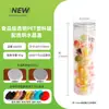 Botella de plástico transparente de 660 ml frasco para regalo frasco sellado grado alimenticio para comida de mascotas frasco de plástico para frutos secos caja de plástico redonda