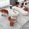 Silla de Puente de Arte Creativo de Diseñador Nórdico Hotel Salón de Belleza Negociación Silla de Ocio Silla Individual Simple Moderna Celebridad de Internet