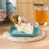 Plato para escupir huesos Plato para escupir huesos Plato pequeño doméstico de 6 pulgadas Plato para verduras saladas Plato de plástico para bocadillos y pasteles Plato para la mesa del comedor Plato para basura