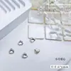 Venta al por mayor de joyas para uñas, transparentes, grandes diamantes con punta inferior, Super Flash, hacha torcida, gotas de agua, mariposa cuadrada gorda, accesorios para uñas de diamante blanco