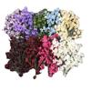 Línea de flores de simulación de boda, flores de trompeta, material floral, flores falsas, hortensias, ramo, decoración del salón de bodas, flores de seda de carretera