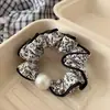 Goma para el pelo plisada de satén de seda estilo francés para mujer, coletero de alta gama, banda elástica para el pelo para coletas altas