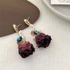 Pendientes elegantes de flores naturales para mujer, estilo fresco, estilo Mori, pendientes con borlas de súper hadas, nuevos pendientes de estilo chino retro de alta calidad.