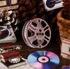 Pacote de Adesivos História Retrô, Série Toca-Discos, Adesivos Decorativos para Diário Vintage DIY, 10 Folhas, 6 Designs