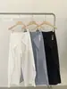 Love and Nancy Trece Líneas Verano 2026 Estilo Coreano Algodón Puro Cintura Elástica Costura Lateral Diseño Cruzado Pantalones Casuales 04305