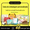 Caixa de Embalagem Personalizada para Roupa Íntima, Caixa de Papelão Branco Impressa, Caixa de Papelão Ondulado para Ovos e Frutas, Caixa Pequena Preta Extra Resistente Personalizada para Joias