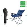 Silla reclinable plegable para exteriores, portátil, ultraligera, para pesca, playa, camping, director, silla plegable para acampar, silla para el almuerzo