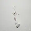 Ornatos de outono e inverno transfronteiriços fofos para meninas simples corrente de celular de flanela com cachorrinho ornamentos ccd pendurados U disk bolsa atacado