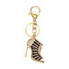 Joias transfronteiriças mais vendidas sapatos de salto alto chaveiro de alta qualidade boutique pingente de bolsa Diamond Girl pingente