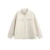 Ropa Vintage Yidao Otoño 2026 Nueva Chaqueta de Cuello Alto Estilo Americano Workwear para Hombres y Mujeres, Abrigo con Cremallera Multibolsillos de Corte Holgado