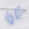 Cuentas de Vidrio Checo con Detalles Dorados, Cuentas de Vidrio con Diseño de Hoja, Pulsera y Collar Hechos a Mano para DIY, Cuentas Sueltas, Accesorios para Joyería