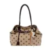 Bolso de hombro de lunares de gran capacidad estilo coreano, nuevo bolso tote personalizado para principios de otoño de 2026, bolso de PU para el trabajo y para llevar bajo el brazo
