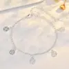 Produto Novo Mais Vendido Pulseira de Prata de Lei S925 Banhada Cruz para Mulheres Simples Moda Commuting Luxo Leve Nicho Requintado Sensação de Alto Padrão