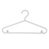 Percha de plástico Huajia sin costuras, con esquinas anti-hombros, para ropa de adultos, ideal para el hogar, con bolsillos de estilo nórdico.