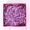20-50-100g empaque multigramo color seda brillante brillo de seda relleno para caja de regalo de dulces de rafia