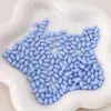 4X7mm Vidro de Alta Qualidade Cor Sólida Tinta Creme Contas de Arroz Artesanal DIY Acessórios de Material para Pulseira Colar com Contas
