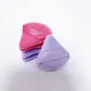 Chenyihe Cristal Ultra-Macio Cabelo Curto Soprador de Pó Soprador de Pó Solto Mini Soprador de Pó Triângulo para Pó Compacto Seco