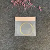 Bolsa para Joyería Bolsa Auto-sellante de EVA Estilo Ins Sentido Avanzado Aretes Anillo Bolsa Sellada para Joyería Escarchada Bolsa Antioxidación