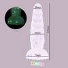 Plug Anal de Cristal Luminoso Torcido para Mujer Japonés SM Sexo Productos para Adultos Vestir Trasero Jalea Dildo