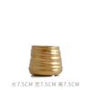 Vaso de cerâmica dourado moderno, galvanoplastia criativa, hidropônico, flores secas, enfeites de flores para sala de estar, modelo, decoração de casa